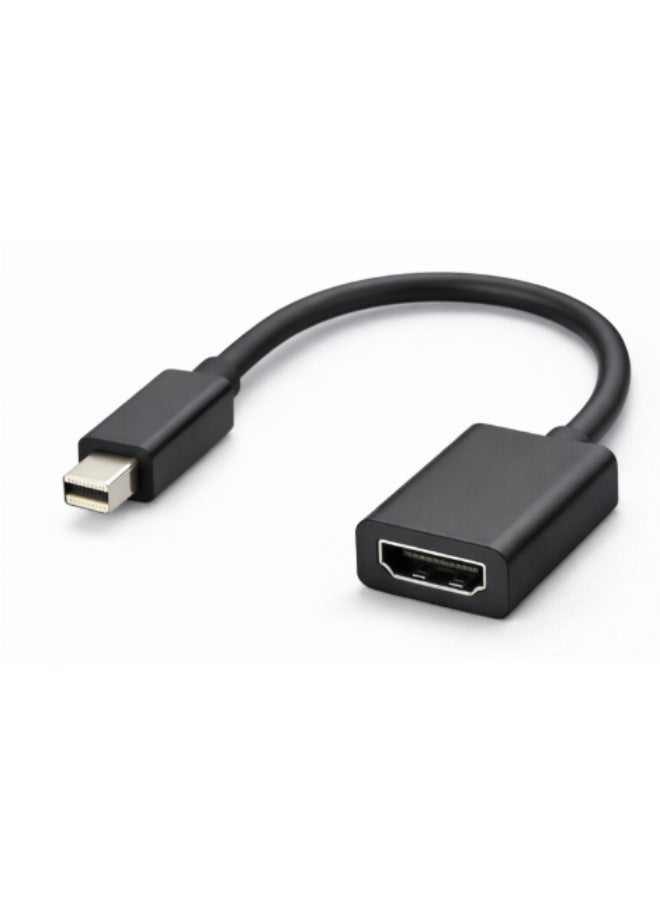 Rafomac Mini DisplayPort to HDMI Adapter, Mini DP Male to HDMI Female, 1080p Full HD, Audio Support, for Laptop, Monitor & Projector - Image 1